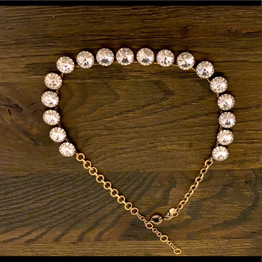 J crew diamond statement necklace